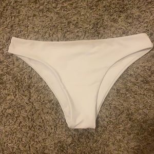 White bikini bottoms